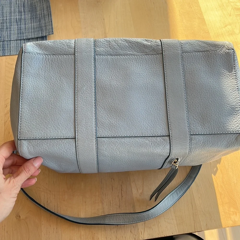 Tory Burch light blue bowler bag, pristine condition - Picture 5 of 8